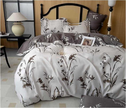 Bettwäsche-Set Herbier - Botanik auf Creme